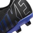 Nike Kids Zoom Mercurial Vapor 15 Club FG/MG Black/Blue, 4