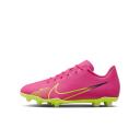 Nike Kids Zoom Mercurial Vapor 15 Club FG/MG Pink/Volt, 4.5