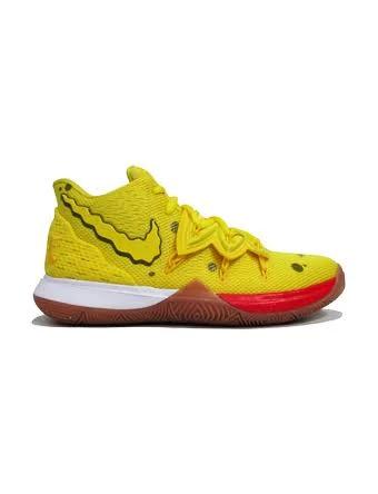 Nike Kyrie 5 GS SBSP Spongebob Size 4Y Yellow