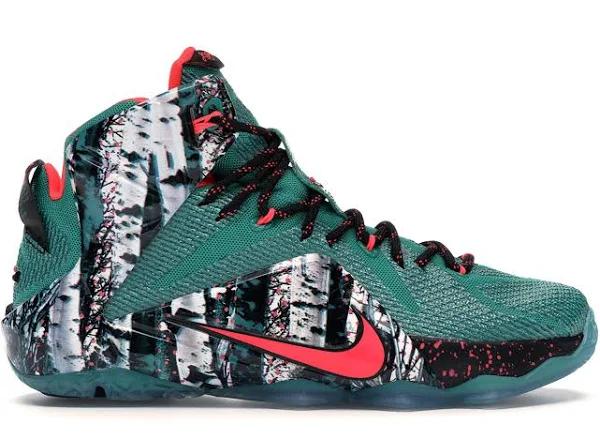 Nike LeBron 12 Xmas 'Akron Birch' Mens Sneakers - Size 9.5