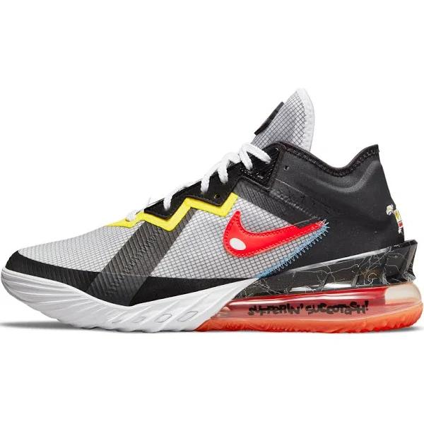 Nike LeBron 18 Low Sylvester VS Tweety White/Bright Crimson