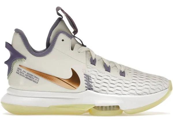 Nike LeBron Witness 5 Summit White Metallic Bronze