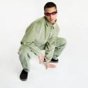 Nike Life Men's Harrington Jacket Oil Green/ White