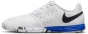 Nike Lunar Gato in Indoor Soccer Shoes White/Black/Blue - Size 7