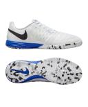 Nike Lunar Gato in Indoor Soccer Shoes White/Black/Blue - Size 7