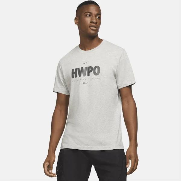 Nike M NK DFC Tee MF HWPO Male Grey T-Shirt Cotton, Polyester