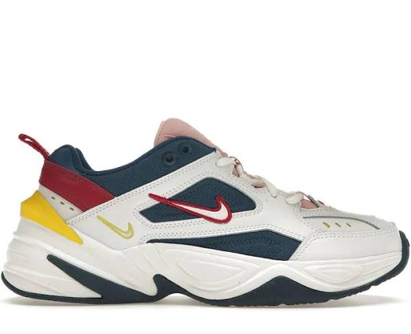 Nike M2K Tekno Blue Force Summit White Chrome Yellow (Women's)