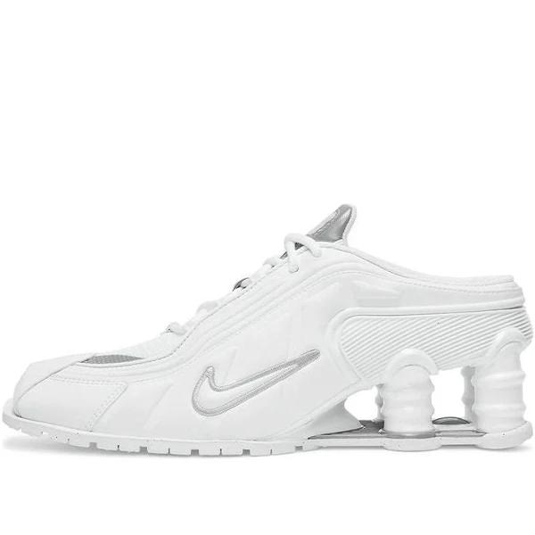 Nike Martine Rose x Shox Mule MR4 'White Metallic Silver' Sneakers | Women's Size 10