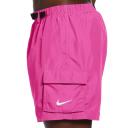 Nike Men's 16" Voyage Belted Cargo Swim Trunks - Active Fuchsia - Swimoutlet.com