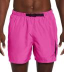 Nike Men's 16" Voyage Belted Cargo Swim Trunks - Active Fuchsia - Swimoutlet.com