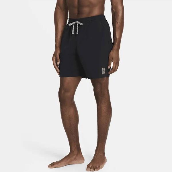 Nike Men's 18" Essential Icon Swim Trunks - Black XXL - Swimoutlet.com