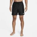 Nike Men's 18" Essential Logo Lap Swim Trunks - Black XXL | Polyester - Swimoutlet.com