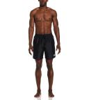 Nike Men's 18" Essential Logo Lap Swim Trunks - Black XXL | Polyester - Swimoutlet.com
