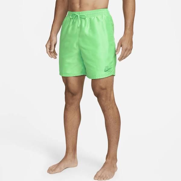 Nike Men's 18" Essential Logo Lap Swim Trunks - Electric Algae | Polyester - Swimoutlet.com