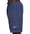 Nike Men's 20" Belted Packable Swim Trunks - Diffused Blue - Swimoutlet.com
