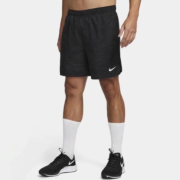 Nike - Men's Black Shorts - Run Division Challenger Running Shorts - Size L at The Iconic