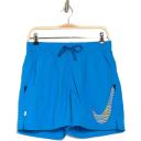 Nike Men's Board Short Photo Blue Electric Floral Icon 5'' Volley Swim Shorts L
