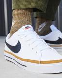 Nike Men's Court Legacy Next Nature Shoes, Size 6.5, White/Black