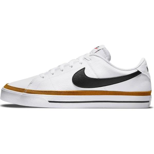 Nike Men's Court Legacy Next Nature Shoes, Size 6.5, White/Black