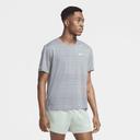 Nike Men's Dri Fit Miler Short Sleeve Top (Volt/Reflective Silver) XXL