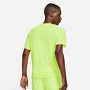 Nike Men's Dri Fit Miler Short Sleeve Top (Volt/Reflective Silver) XXL