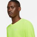 Nike Men's Dri Fit Miler Short Sleeve Top (Volt/Reflective Silver) XXL