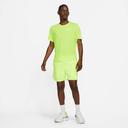 Nike Men's Dri Fit Miler Short Sleeve Top (Volt/Reflective Silver) XXL