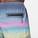 Nike Men's Horizon Stripe Swim Trunks - Blue Lightning XL - Swimoutlet.com
