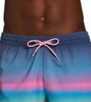 Nike Men's Horizon Stripe Swim Trunks - Blue Lightning XL - Swimoutlet.com