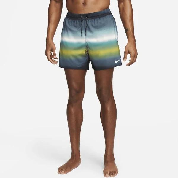 Nike Men's Horizon Stripe Swim Trunks - Moss - Swimoutlet.com