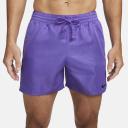 Nike Men's Logo Tape Swim Trunks - Action Grape - Swimoutlet.com