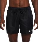 Nike Men's Logo Tape Swim Trunks - Black - Swimoutlet.com