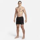 Nike Men's Logo Tape Swim Trunks - Black - Swimoutlet.com
