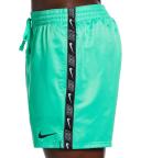 Nike Men's Logo Tape Swim Trunks - Electric Algae - Swimoutlet.com