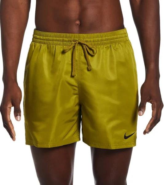 Nike Men's Logo Tape Swim Trunks - Moss XXL - Swimoutlet.com