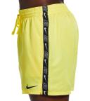 Nike Men's Logo Tape Swim Trunks - Optic Yellow - Swimoutlet.com