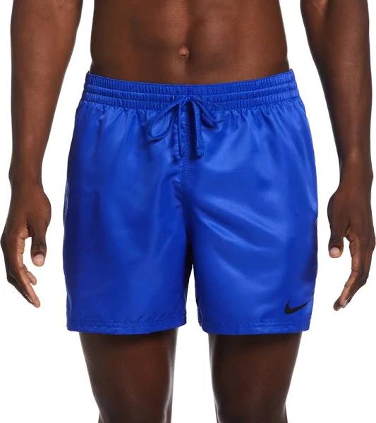 Nike Men's Logo Tape Swim Trunks - Racer Blue - Swimoutlet.com