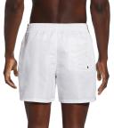 Nike Men's Logo Tape Swim Trunks - White - Swimoutlet.com