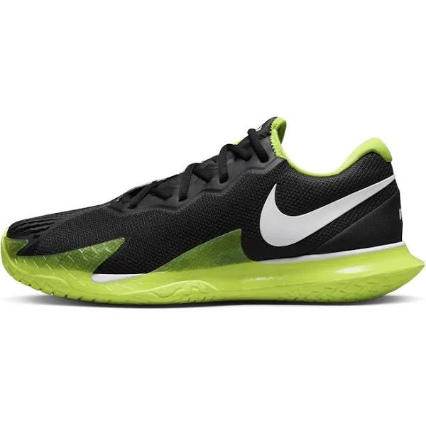 Nike Men's NikeCourt Air Zoom Vapor Cage 4 Rafa Tennis Shoes, Size 8, White/Neon Green