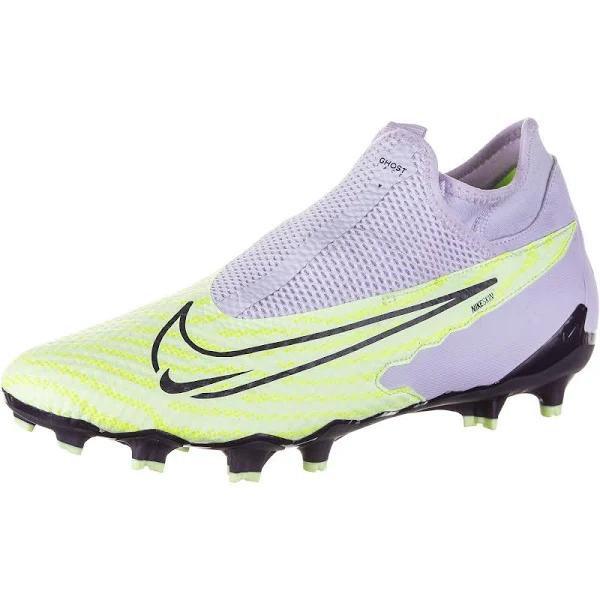 Nike Men's Phantom GX Academy DF FG/MG Volt/Grape, 7.5