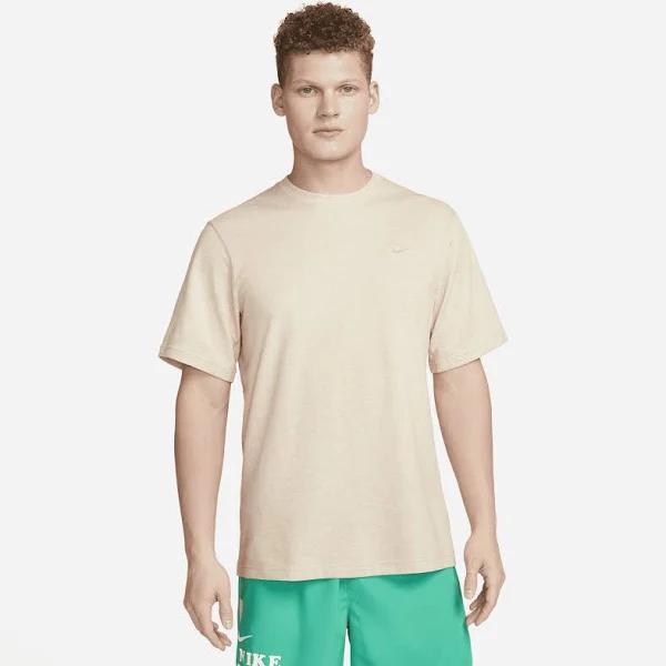 Nike Men's Primary Dri-FIT Short-Sleeve Versatile Top Brown