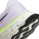 Nike Men's React Infinity 3 Running Shoes in White/Barely Grape Size 7.5 | Knit