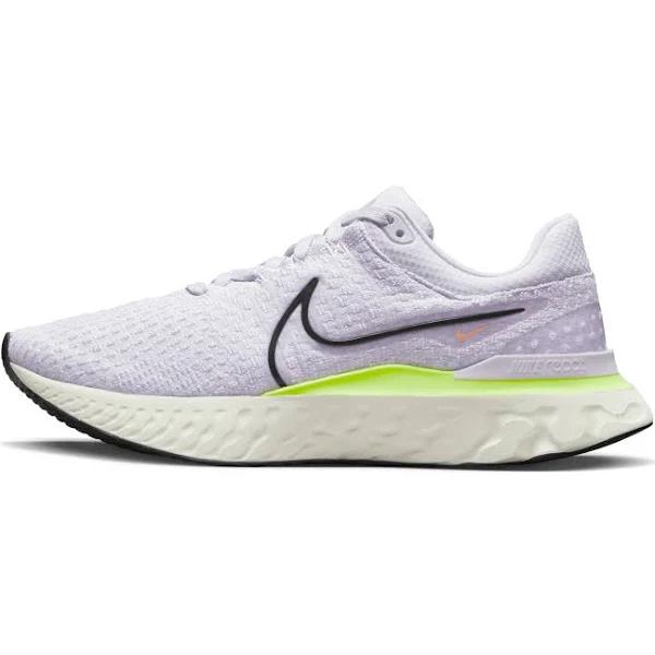 Nike Men's React Infinity 3 Running Shoes in White/Barely Grape Size 7.5 | Knit