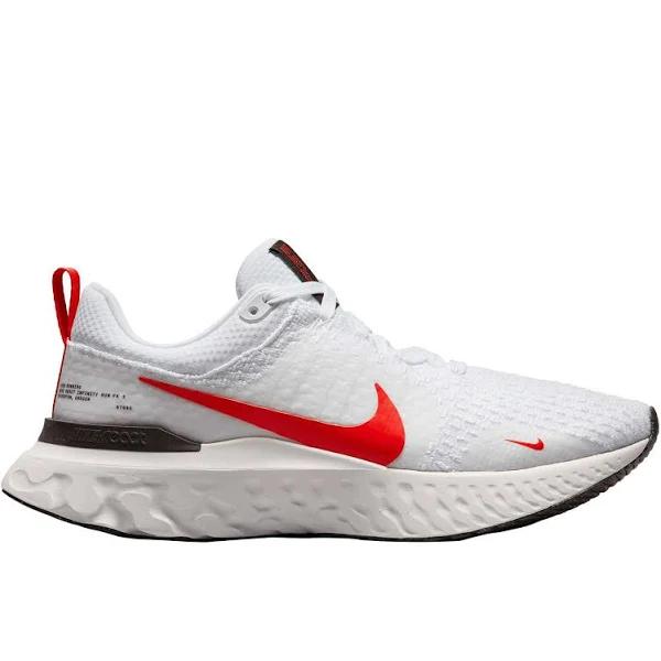 Nike Men's React Infinity 3 Running Shoes in White/White Size 7.5 | Knit