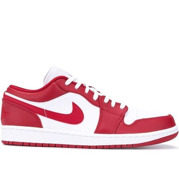 Nike Men's Red Air Jordan 1 Low sneakers