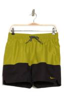 Nike Men's Split Swim Trunks - Moss | Polyester - Swimoutlet.com