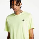 Nike Men's Sportswear Club Tee (Light Lemon Twist/Black, Size XL)