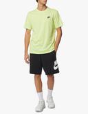 Nike Men's Sportswear Club Tee (Light Lemon Twist/Black, Size XL)