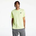 Nike Men's Sportswear Club Tee (Light Lemon Twist/Black, Size XL)