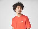Nike Men's Sportswear Club Tee (Magic Ember/White, Size XL)